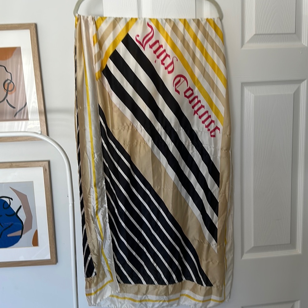 Juicy Couture silk scarf